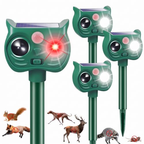 Lycxbfjia 4-Pack Solar Repellent