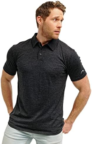 Merino.tech 100% Merino Poloshirt Herren Kurzarm & Langarm Outdoor Alltag | Atmungsaktive, Geruchshemmend Merino Shirt Herren, Schnelltrocknend, Thermo, Knitterfrei, Langarmshirt,