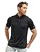 100% Merino Poloshirt Herren - Outdoor Atmungsaktiv Merino Shirt Herren Kurzarm Polo und Langarm Polo (XX-Large, Charcoal Grey Polo)