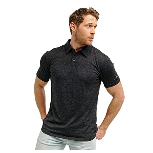 Merino Wool Polo Shirts for Men