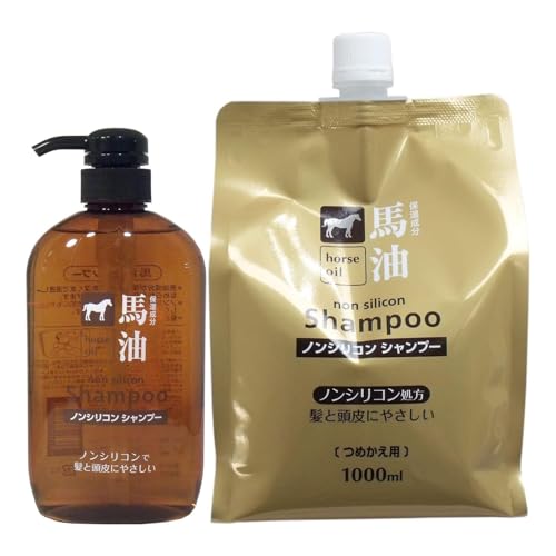 熊野油脂 馬油シャンプー 詰め替え用 1000ml×15個 熊野油脂 馬油シャンプー 1000ml 詰め替え用 (シャンプー) 価格比較