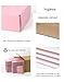 TryDrem Small Shipping Boxes 6x4x2 Inch 50 Pack, Light Pink Mailer Packaging Boxes, Corrugated Cardboard Boxes for Small Business Gift Literature Shipping