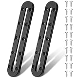 Mellbree Kayak Track, 9Inch Kayak Rail Mount Kayak Low Profile Track for Fishing Rod Holder, Fish Finder, Cup Holder, Anchor Cleats