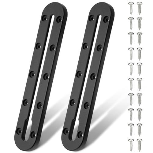 Mellbree Kayak Track, 9Inch Kayak Rail Mount Kayak Low Profile Track for Fishing Rod Holder, Fish Finder, Cup Holder, Anchor Cleats