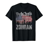 Zohran Mamdani for NYC Mayor 2025 Vintage America Flag T-Shirt