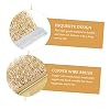 1set Bird Cage Cleaning Brushes Wire Brush Handle for Easy Cleaning of Bird Cages