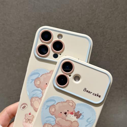 Coque objectif photo iPhone 17 motif ourson mignon cadeau idéal - 3