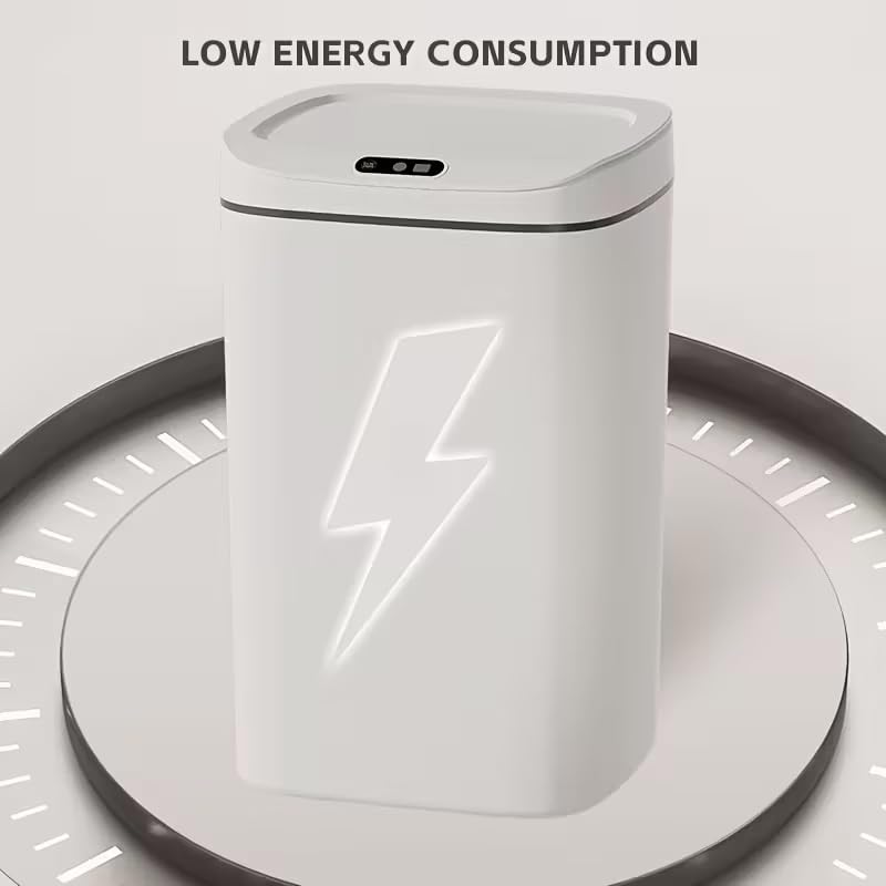 Smart Touchless Trash Can with Motion Sensor, Automatic Lid, Multi-Size Garbage Bin for Home & Office (12 Liters)