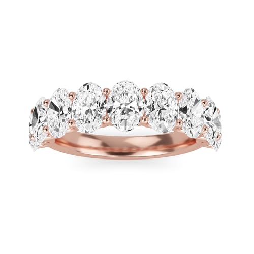 PURE STAR Oval Cut Lab Grown Half Eternity
