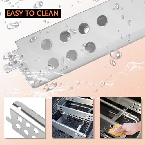 Hongso Grill Replacement Parts for Char Broil Performance 475 4 Burner 463342119 463347017 463342118 463275517 463673017 463376017 463361017, Heat Plates, Burners, Crossover Tubes Included