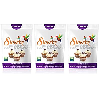 Swerve Sweetener, Confectioners, 12 Ounce (Pack of 3)