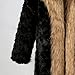 Qolkmuiy-GJ Men's Winter Faux Rabbit Fur Coat Fashion Color Block Shaggy Coats Fluffy Thicken Soft Long Overcoat (Brown,Small)