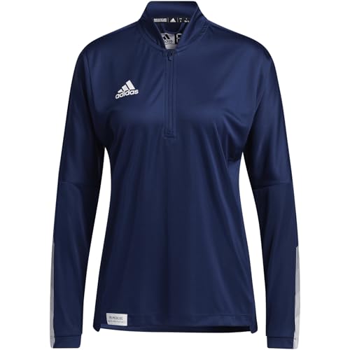 Veste adidas femme en maille zippée style décontracté noir taille M
