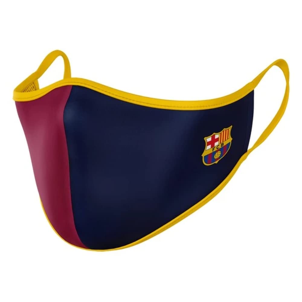 saftaSF-822021-896 Adult FC Barcelona Mask, Colourful, Para Adulto