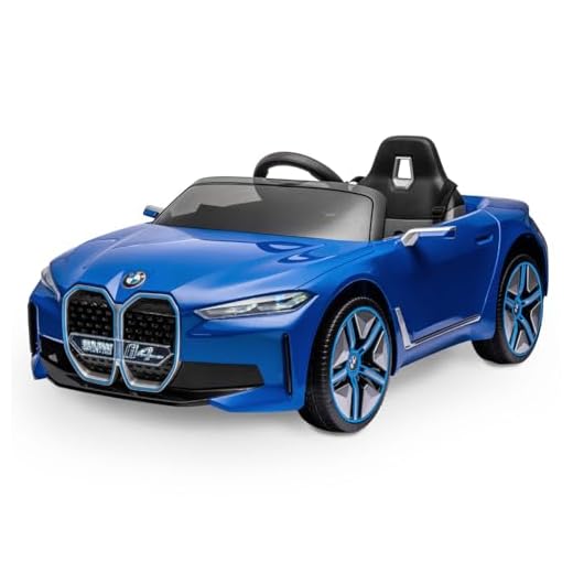 Playkin- Coche infantil de batería, Color azul (BMW X6M)