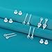 Clear Plastic Earrings With Backs 200Pcs - Hyperallergic Silicone Stud Earrings for Work and Sports (Round)
