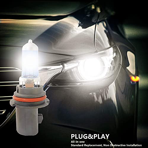 Vexoneye 9007/Hb5 Halogen Headlight Bulb 12V 65/55W Warm White 5000K Lights Headlamp Bright Focos #TOP6