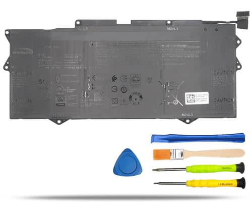 YM15G Laptop Battery Replacement for Dell XPS 13 9315 Series Notebook (Not for 9315 2-in-1) 0G9FHC G9FHC 0W6D4H W6D4H 11.55V 51Wh 4191mAh