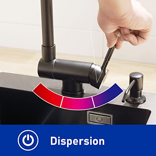 Grifo-Cocina-Abatible-CECIPA-Negro-Grifo-Cocina-Plegable-de-180–con-2-Tipos-Chorros-Agua-Grifo-Plegable-Cocina-para-Ventana-Grifo-Abatible-FregaderoAlta-Presion