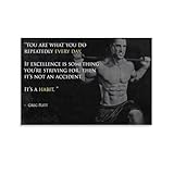Greg Plitt Poster Quotes Bodybuilding Poster Canvas Wall Art Posters For Room Aesthetic And DecorCanvas Painting Posters And Prints Wall Art Pictures for Living Room Bedroom Decor 12x18inch(30x45cm)