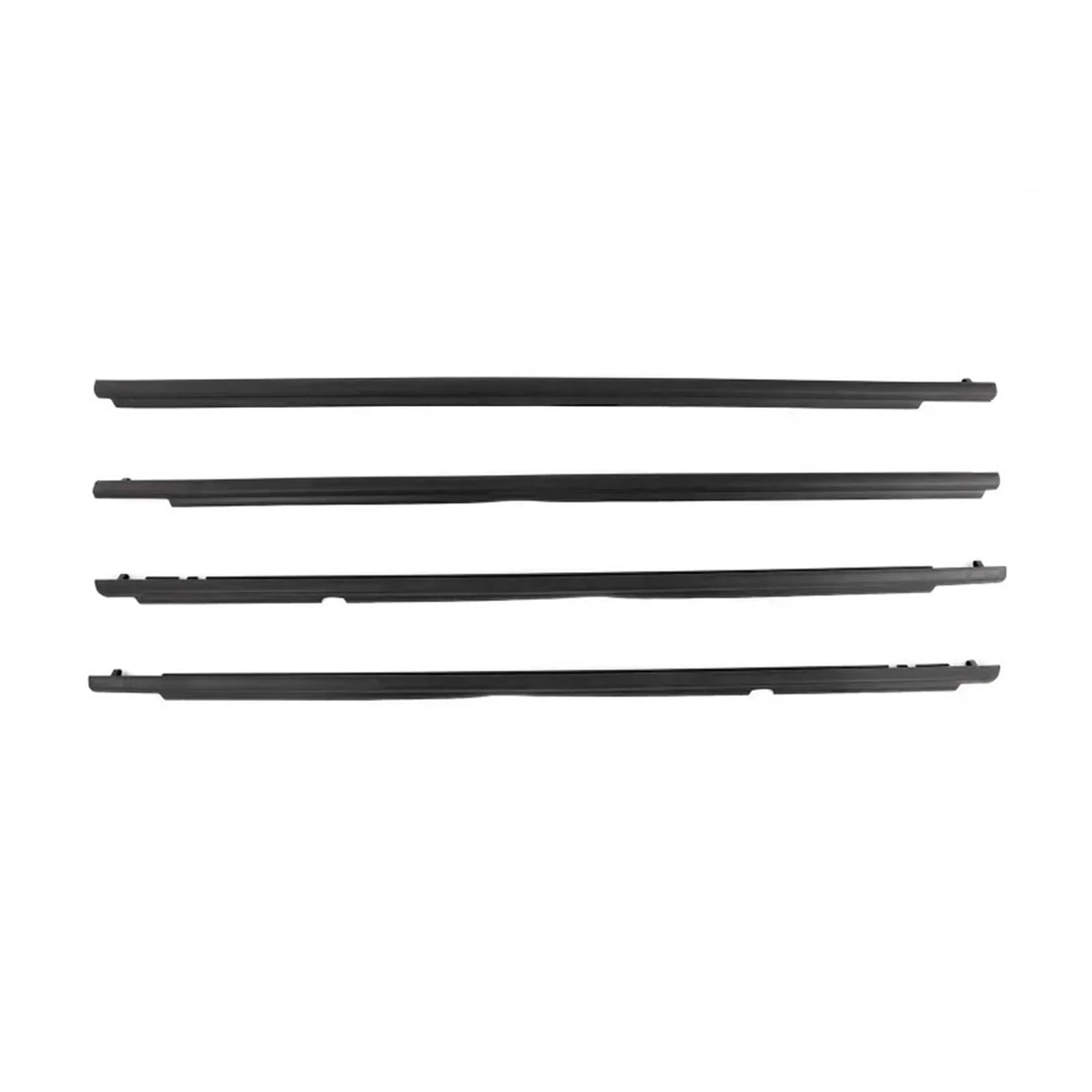 Uussup One Color Rubber Seal Weather Stripping 4Pcs Car Side Window Weatherstrips Moulding Trim Seal Strip For Toyota For Corolla 2009 2010 2011 2012