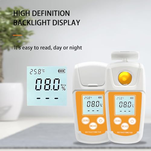 Metellme 0-55% Brix Meter,High Precision Digital Brix Refractometer thumb #4