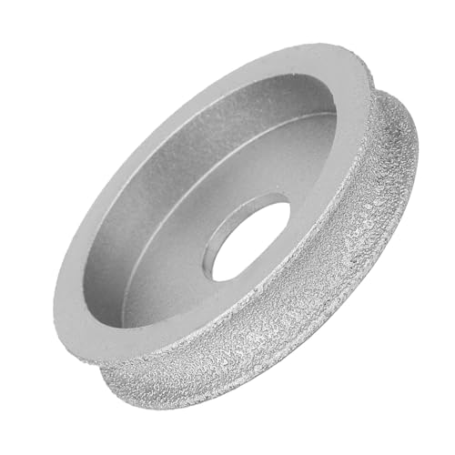 Focket Handrad, 7,3 Cm Nass und Trocken Gebrauchsgebrauchte Schleifrad Zum Schleifen von Steinmarmorgranitglas (Konkave Schleifscheibe 1.0)