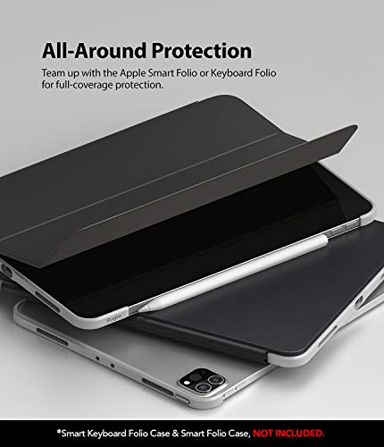 Image of Ringke Frame Shield Compatible with iPad Pro 11 inch Case (2020) - Matte Silver