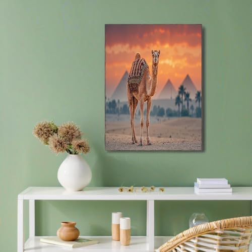 Arte de pared de animales exóticos para crear un ambiente cálido y moderno en tu sala de estar 2