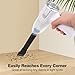 Lyrzzey Guinea Pig Poop Spot Vacuum – Mini Cordless Assistant for Daily Cage Corner Cleanup of Guinea Pig, Rabbit, Hamster, Chinchilla, Reptile, Bird & Small Animals – White