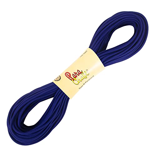 Image of 550 para Cord Parachute Survival Cord Rope Spec Type III 7 Strand Paracord Rope, Military Grade Nylon 4mm Diameter (Dark Blue, 20)