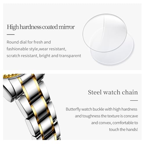Image of OLEVS Watches for Women Automatic Luxury Waterproof Business No Battery