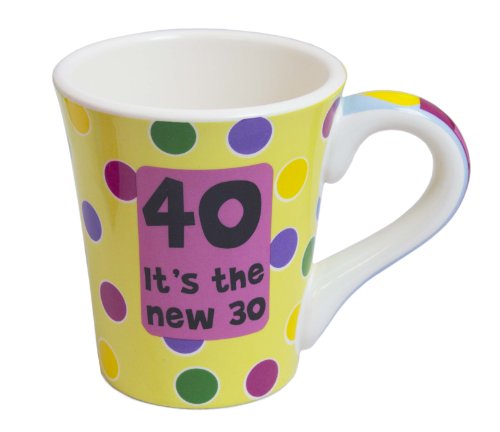 Tumbleweed Pottery 40th Birthday Mug