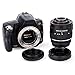 JJC 2-Pack Body Cap and Rear Lens Cover Kit for Sony Alpha A-Mount DSLR Cameras and A-Mount Lenses Such as A77II A77 A99II A99 A58 A57 A65 A55 A37 A35 A33 A900 A850 A700 A580 A560 A550 A500 & More