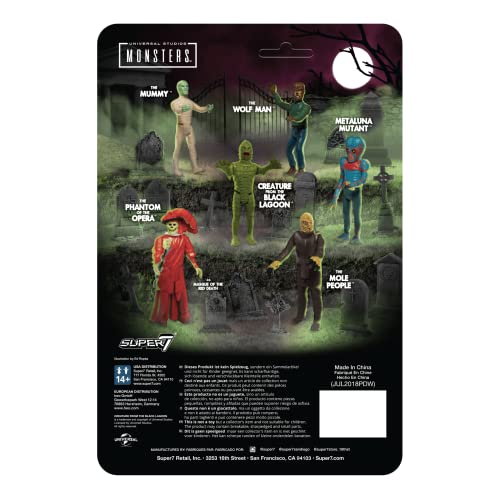 Image of Super7 Universal Monsters Creature from The Black Lagoon 3.75 in Reaction Figure