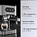 Daewoo 20bar Espresso Coffee Maker With Steam Wand, Barista Quality Coffee, For Ground Coffee
