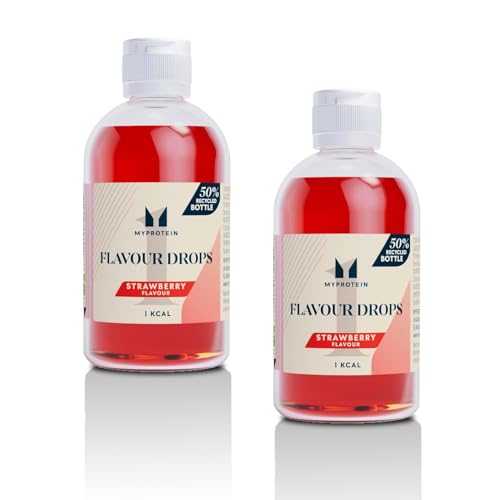 Myprotein Flavdrops Strawberry - Gotas de fresa (2 unidades, 50 ml)