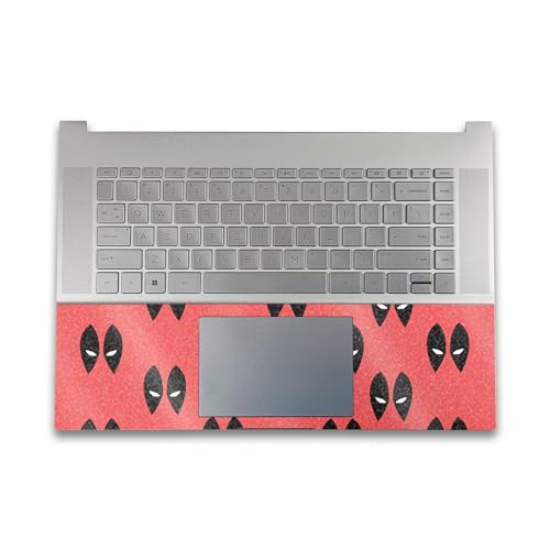 Image of Glossy Glitter Gaming Skin Compatible with HP Envy x360 16 inch (2023) - Dead Eyes Pool - Premium 3M Vinyl Protective Wrap Decal Cover - Easy to Apply | Crafted in The USA by MightySkins