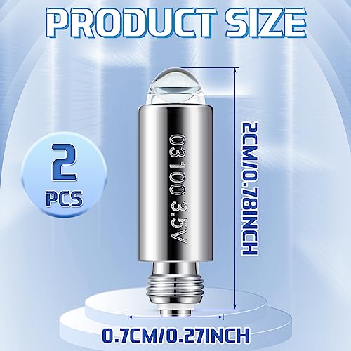image for Funtery 2 Pcs Halogen Replacement Bulbs Compatible with Welch Allyn, 3