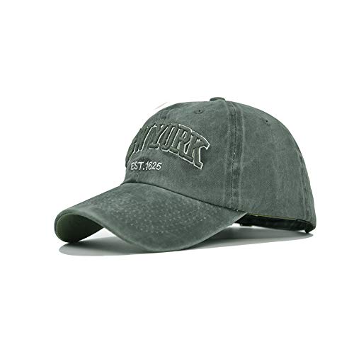 Yutdeng Cappello Uomo New York Vintage Cappellino Ricamo Berretto da Baseball Hip Hop Sport Cappellino retrò Cappellini con Visiera Ciclismo Running Donna Baseball cap