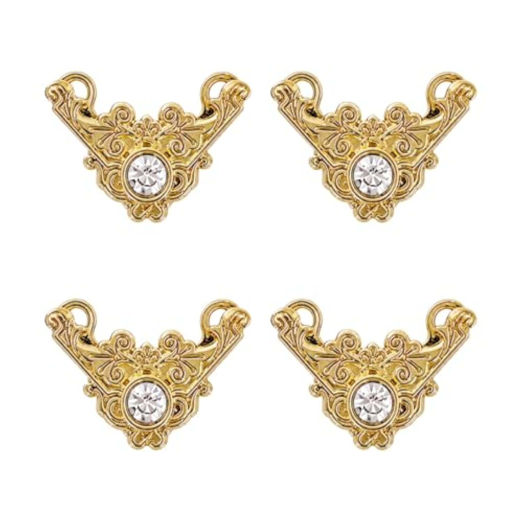 Collar Tips and Lapel Pin Set, Elegant Accessories