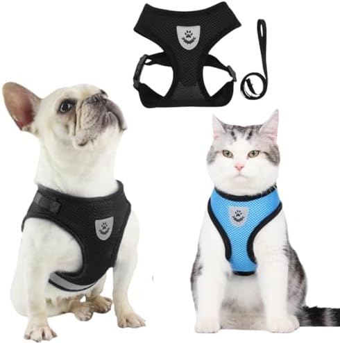 Coleira Peitoral Para Cachorro Pet Colete Refletivo + Guia Cor Pr...