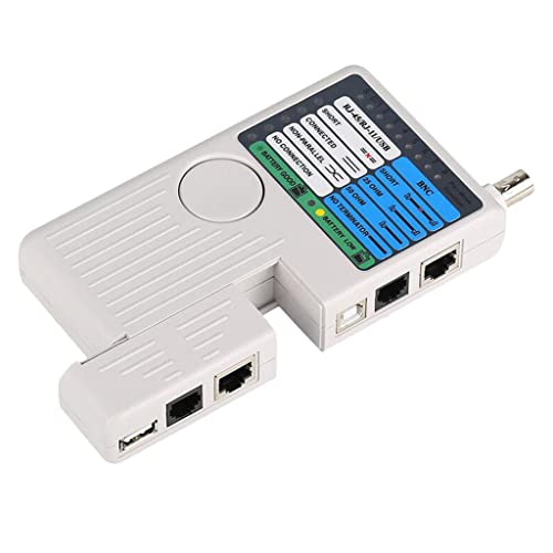 Gazechimp 4 Em 1 Testador De Cabo De Rede Rj45 / Rj11 / Usb/Bnc Lan