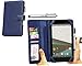 Price comparison product image Navitech 7" Slim Blue Leather Book Style Folio Case/Cover & Stylus Pen For The Huawei MediaPad X2 Tablet/Asus MeMO Pad 7 ME572C-1A018A / LG G Pad F 7.0 / Alcatel OneTouch Pixi 3