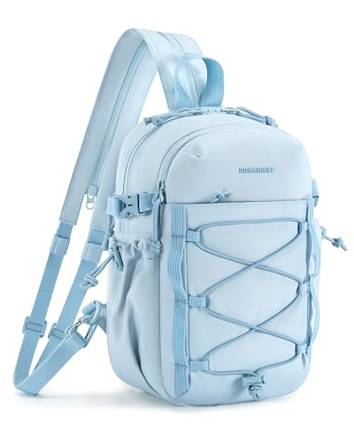 BAGSMART Small Crossbody Sling Bag, Crossbody Daypack, Chest Shoulder Bag Hiking Small Backpack for Casual Travel Sport