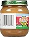 Earth's Best Organic Baby Food Jars, Stage 2 Fruit Puree for Babies 6 Months and Older, Organic Apples, 4 oz Resealable Glass Jar