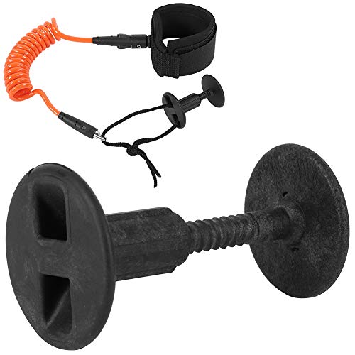 Zerodis Boat Rowing Nylon Plastic for Sports Leash Leg Rope Plug