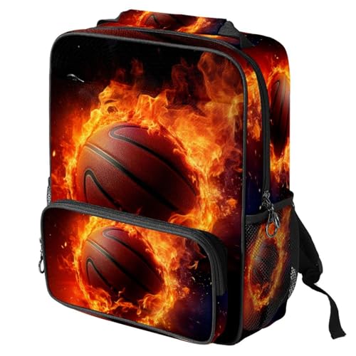 Sac à dos de voyage basket-ball et feu pour le sport et les déplacements urbains