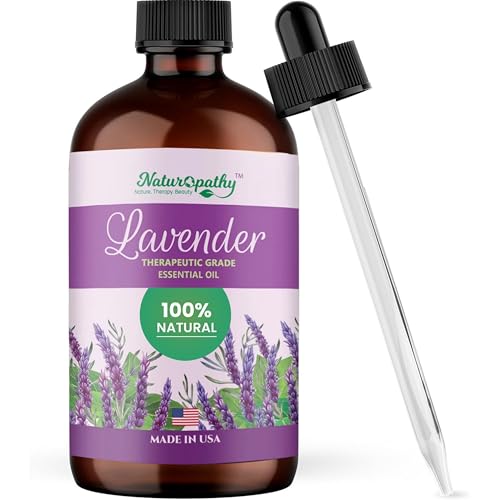 Naturopathy Lavender Essential Oil, 100% Natural Therapeutic Grade, Premium Quality Lavender Oil...