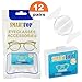 Clear Eyeglass Nose Pads - SMARTTOP Stick on 2.5mm Silicone Anti Slip Adhesive Eyewear Nose Pads Cushions for Eyeglasses Sunglasses Spectacles - 12 Pairs